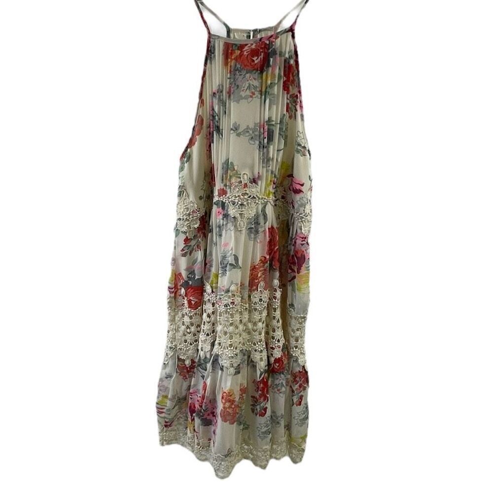 Ranna Gill Anthropologie Floral Kalila Dress Size XS